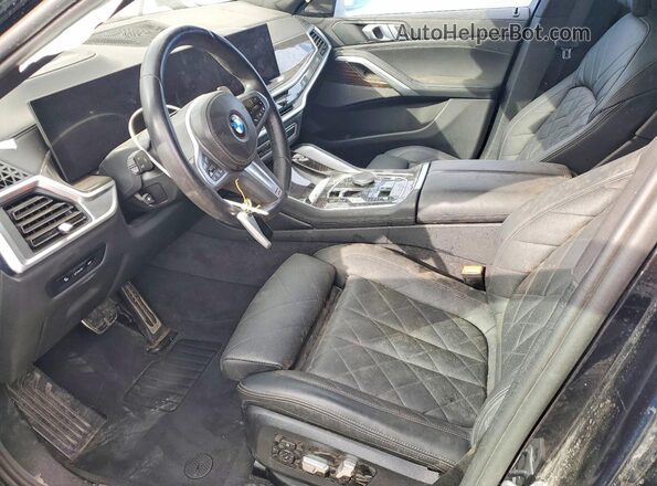 5UX33EX08S9W74479 2025 BMW X6 Black Vista interior delantera