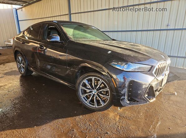 5UX33EX08S9W74479 2025 BMW X6 Black Delantero derecho