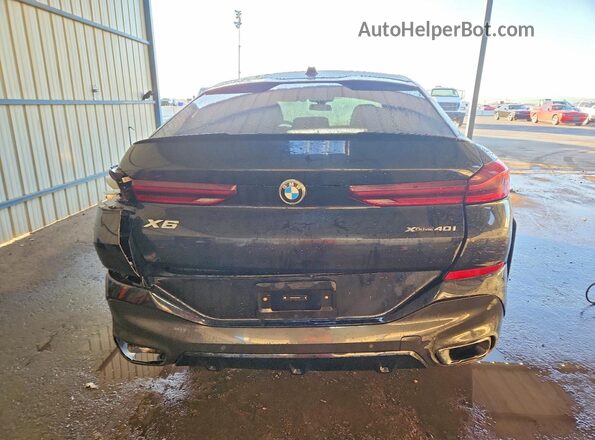 5UX33EX08S9W74479 2025 BMW X6 Black Vista trasera