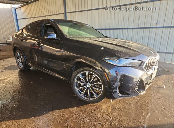 5UX33EX08S9W74479 2025 BMW X6 Black 