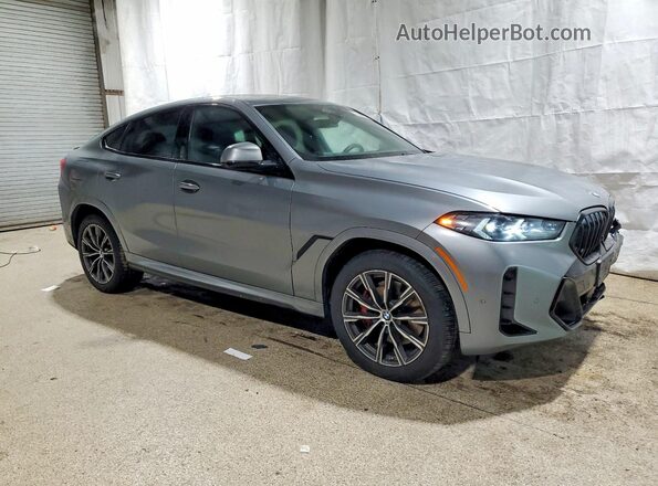 5UX33EX08S9Z39305 2025 BMW X6 Gray წინა მარჯვენა