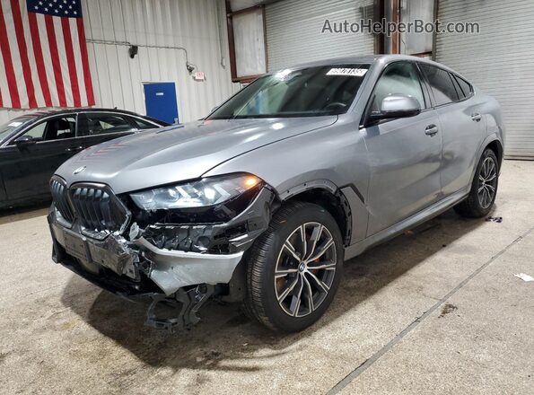 5UX33EX08S9Z39305 2025 BMW X6 Gray სალონის 360-გრადუსიანი ხედი