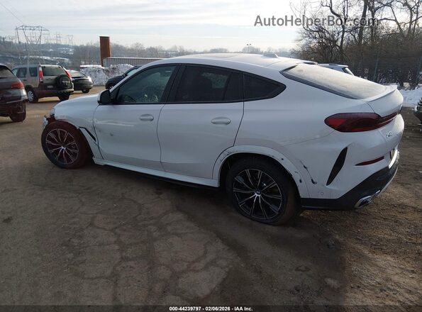 5UX33EX09T9161226 2026 BMW X6 White Rear left