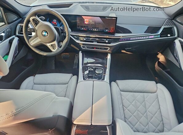 5UX33EX0XT9232319 2026 BMW X6 Gray წინა პანელის ხედი