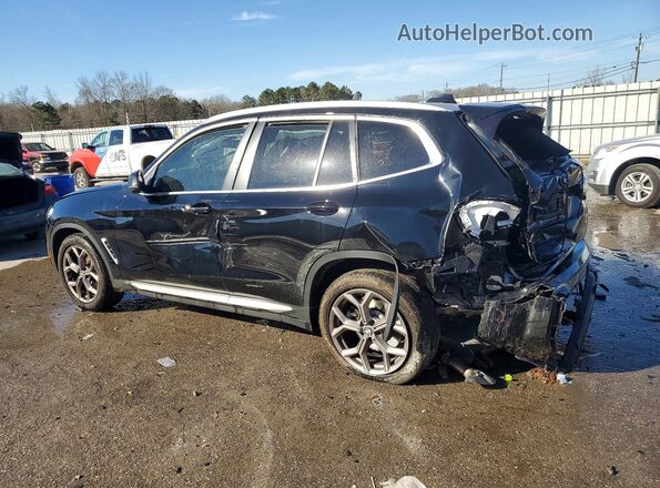 5UX43DP00P9N75368 2023 BMW X3 Black უკანა მარცხენა