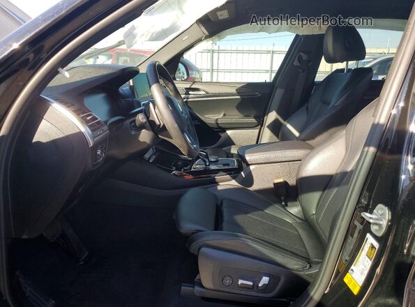 5UX43DP00P9N75368 2023 BMW X3 Black წინა სალონის ხედი