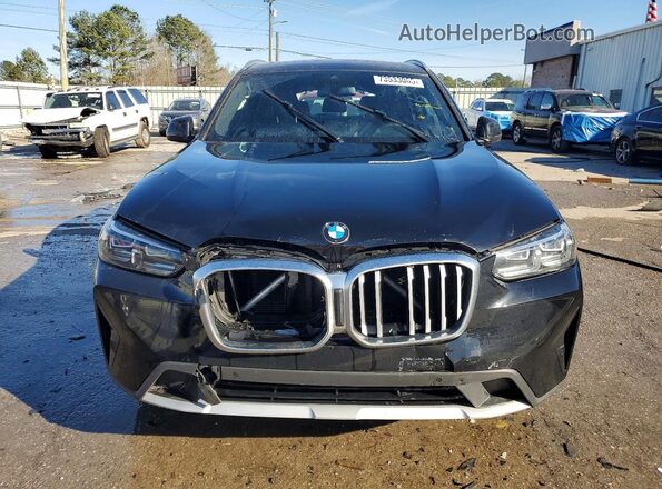 5UX43DP00P9N75368 2023 BMW X3 Black წინა ხედი