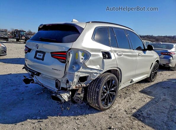5UX43DP00P9P34048 2023 BMW X3 White უკანა მარჯვენა