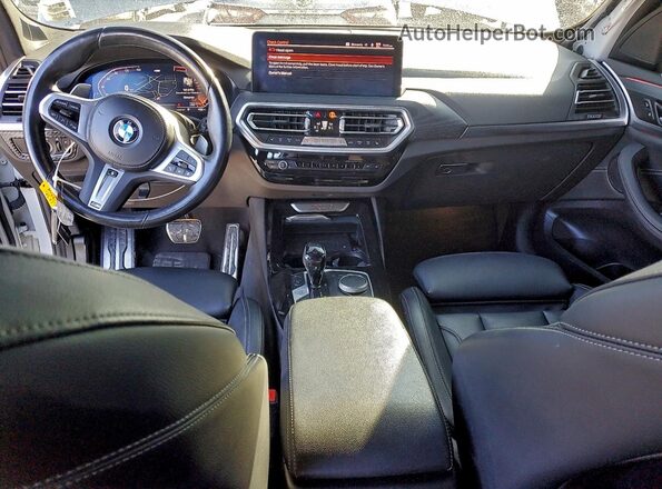 5UX43DP00P9P34048 2023 BMW X3 White წინა პანელის ხედი