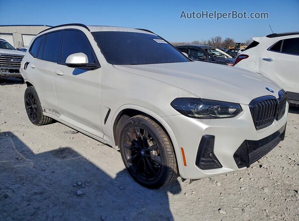 5UX43DP00P9P34048 2023 BMW X3 White წინა მარჯვენა