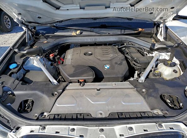 5UX43DP00P9P34048 2023 BMW X3 White უკანა სალონის ხედი