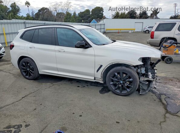5UX43DP01N9K05852 2022 BMW X3 White Delantero derecho
