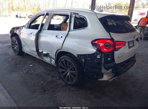 5UX43DP05R9W67207 2024 BMW X3 White Tył lewy