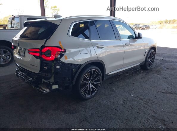 5UX43DP05R9W67207 2024 BMW X3 White Tył prawy