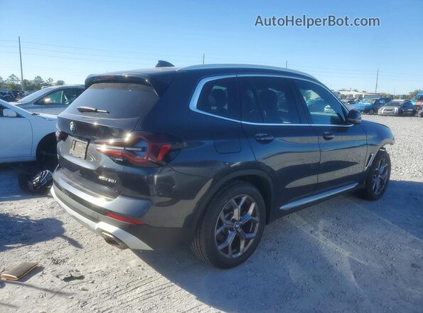 5UX43DP06N9L91002 2022 BMW X3 Gray Tył prawy