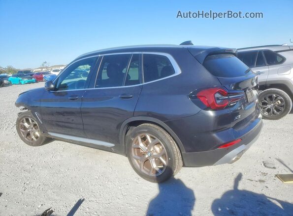 5UX43DP06N9L91002 2022 BMW X3 Gray Tył lewy