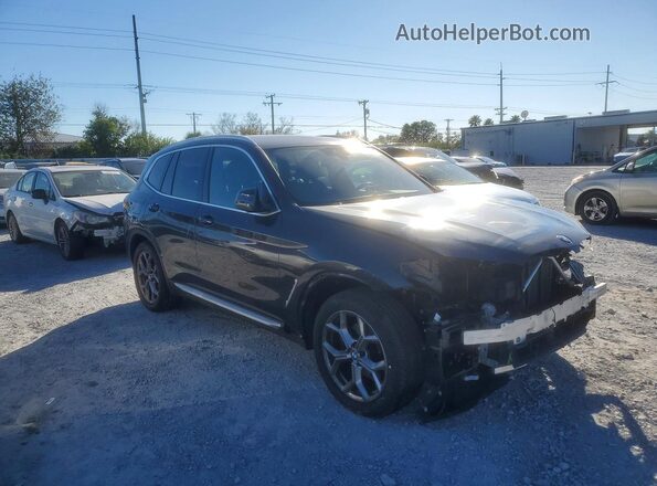5UX43DP06N9L91002 2022 BMW X3 Gray Przód prawy