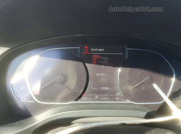 5UX43DP06N9L91002 2022 BMW X3 Gray Widok zestawu wskaźników