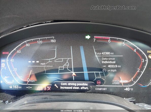 5UX43DP06R9U24697 2024 BMW X3 Black Հետևի նստատեղերի տեսք