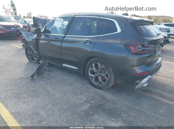 5UX43DP06R9U24697 2024 BMW X3 Black Հետևի ձախ