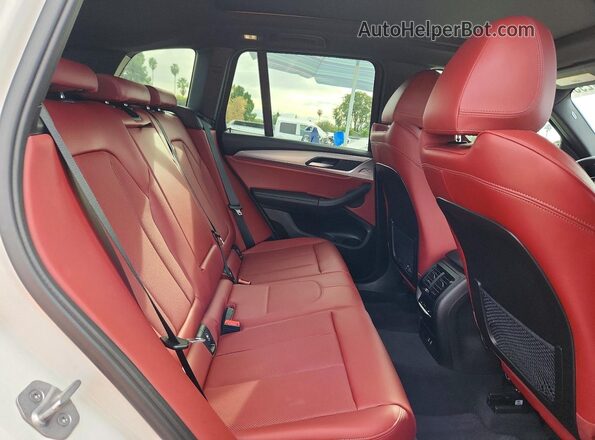 5UX43DP07P9R65724 2023 BMW X3 White Rear interior view