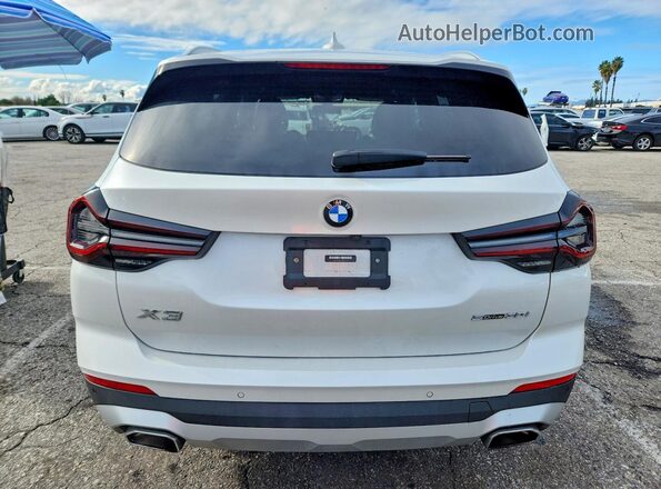 5UX43DP07P9R65724 2023 BMW X3 White Rear view