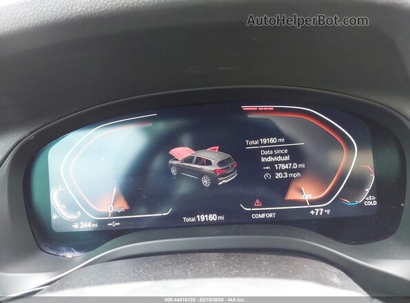 5UX43DP07R9U46417 2024 BMW X3 Черный Вид задних сидений