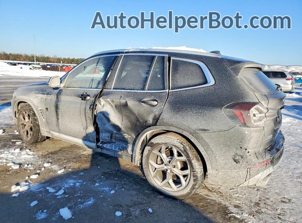 5UX43DP09N9L40223 2022 BMW X3 Black Հետևի ձախ