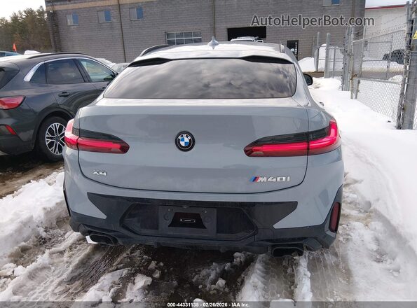5UX43DT04S9Y39349 2025 BMW X4 Light Blue 