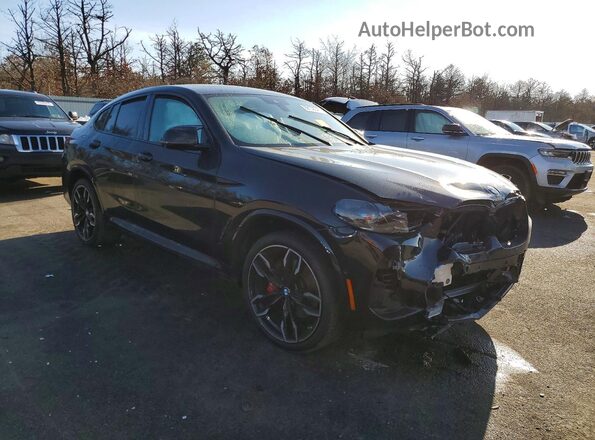 5UX43DT08R9W26883 2024 BMW X4 Black Front right