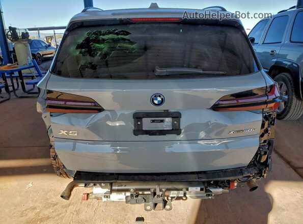 5UX43EU07S9Z93428 2025 BMW X5 Gray უკანა ხედი