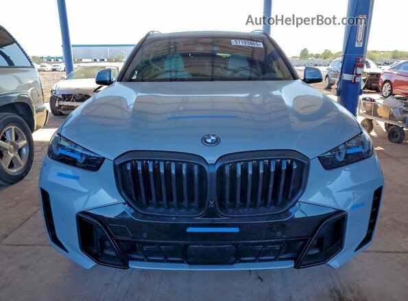 5UX43EU07S9Z93428 2025 BMW X5 Gray წინა ხედი
