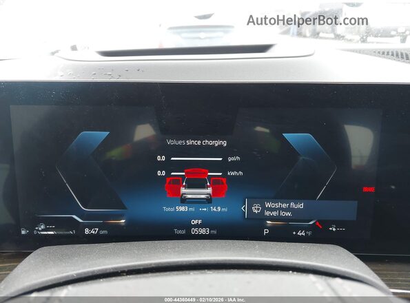 5UX43EU08S9X32020 2025 BMW X5 White Հետևի նստատեղերի տեսք