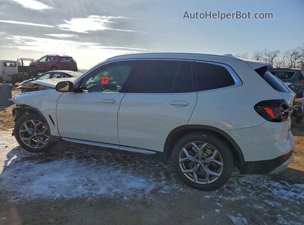 5UX53DP01N9K32067 2022 BMW X3 White უკანა მარცხენა