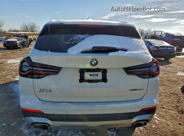 5UX53DP01N9K32067 2022 BMW X3 White უკანა ხედი