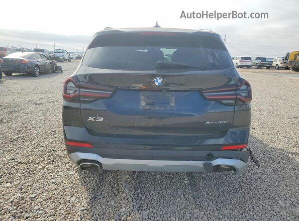 5UX53DP02P9R81463 2023 BMW X3 Black Rear view