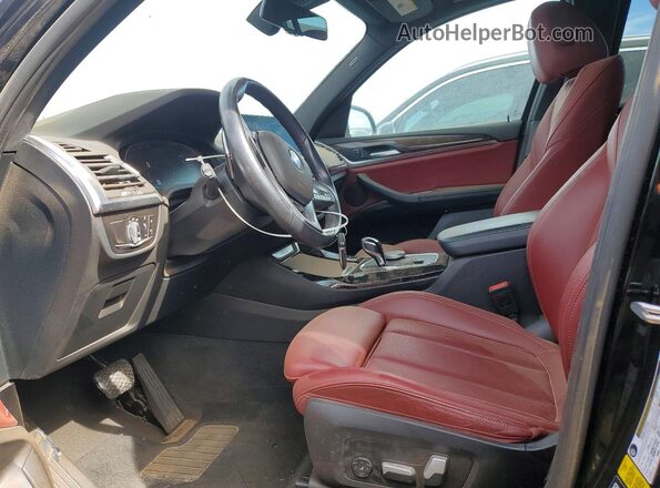 5UX53DP02P9R81463 2023 BMW X3 Black Front interior view