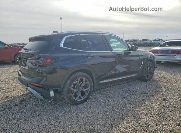5UX53DP02P9R81463 2023 BMW X3 Black Rear right