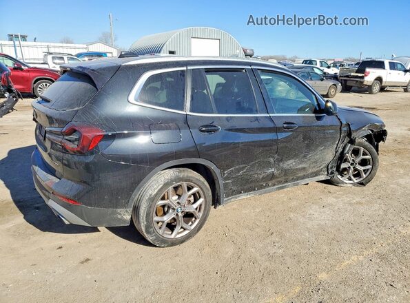 5UX53DP02P9S00120 2023 BMW X3 Black Tył prawy