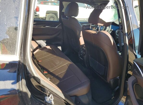 5UX53DP02P9S00120 2023 BMW X3 Black Widok tylnych siedzeń