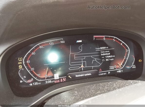 5UX53DP05P9N72082 2023 BMW X3 Dark Blue უკანა სავარძლების ხედი