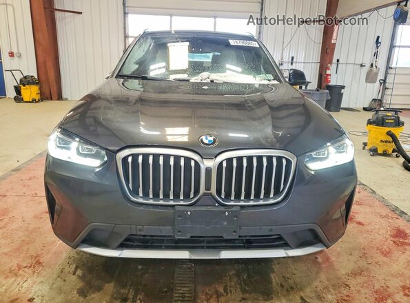 5UX53DP07R9T42997 2024 BMW X3 Charcoal Դիմացի տեսք