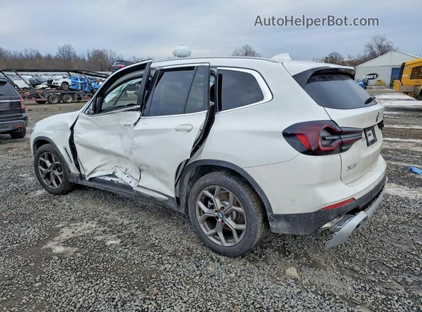 5UX53DP07R9V42309 2024 BMW X3 Белый Задняя левая четверть
