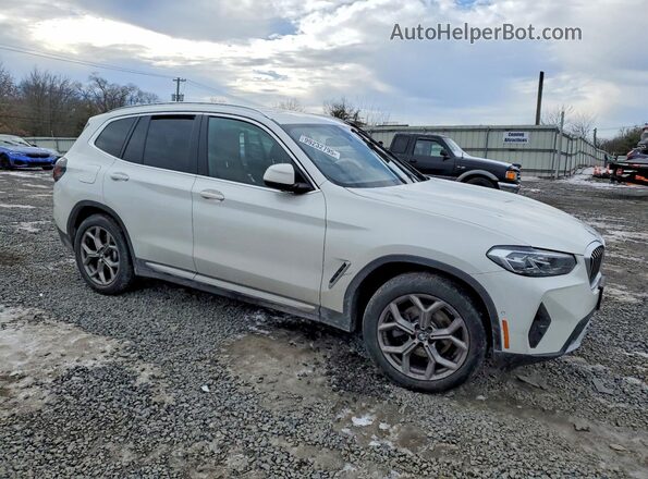 5UX53DP07R9V42309 2024 BMW X3 Белый Передняя правая четверть