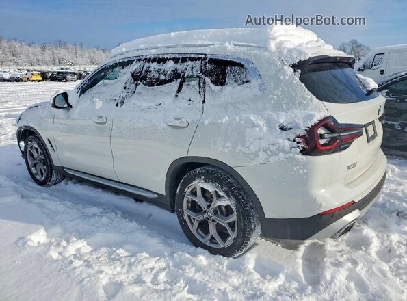 5UX53DP09N9M66389 2022 BMW X3 White Задня ліва чверть