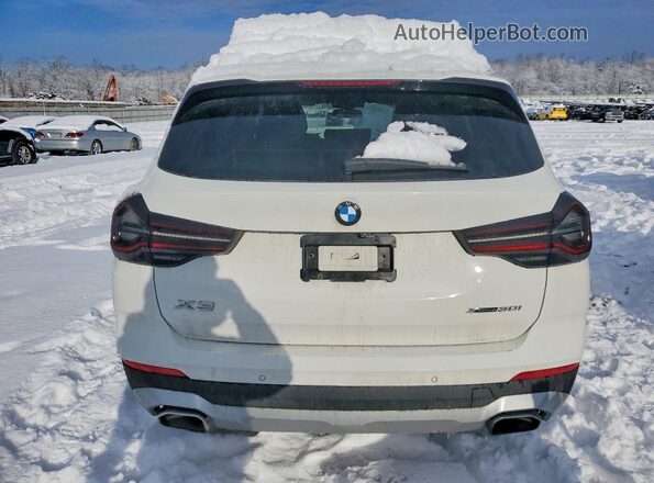 5UX53DP09N9M66389 2022 BMW X3 White Вид ззаду