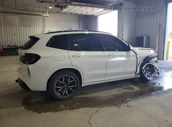 5UX53DP09P9P03918 2023 BMW X3 White Trasero derecho