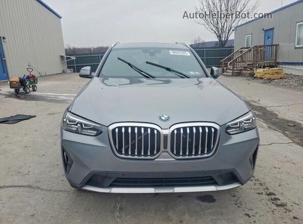 5UX53DP09P9R93898 2023 BMW X3 Silver Vista frontal