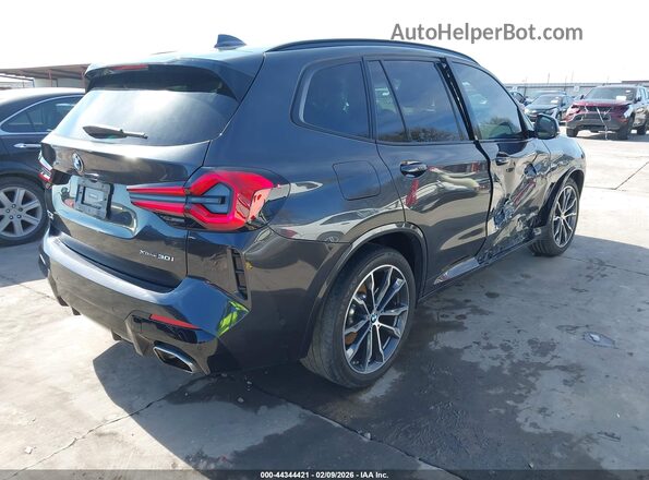 5UX53DP0XP9R64202 2023 BMW X3 Gray უკანა მარჯვენა