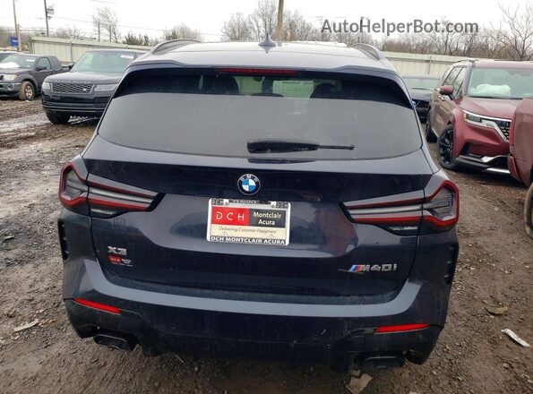 5UX83DP06N9L26961 2022 BMW X3 Черный Вид сзади